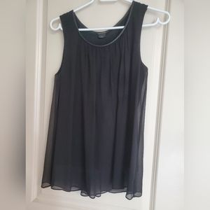 Club Monaco size s  black sleevless blouse